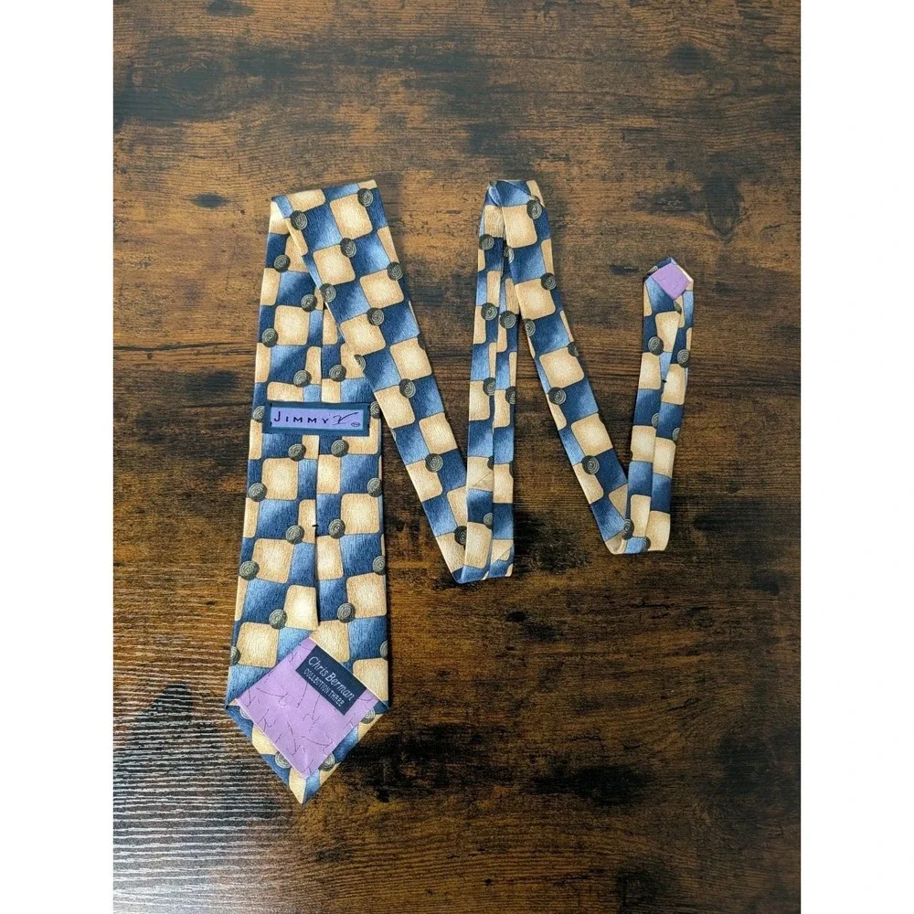 Chris Berman Jimmy V Tie Mens 100% silk print‎ Dad Collection Three